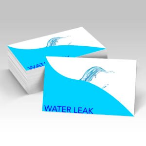 Durable waterproof EndurACE business card printed in full color on both sides with 10pt synthetic stock