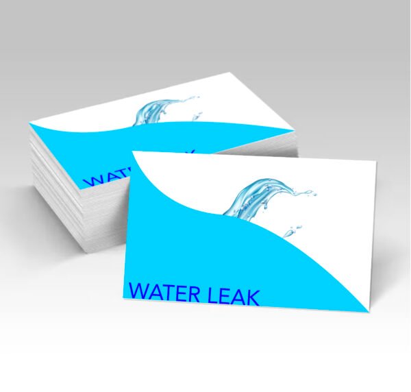 Durable waterproof EndurACE business card printed in full color on both sides with 10pt synthetic stock